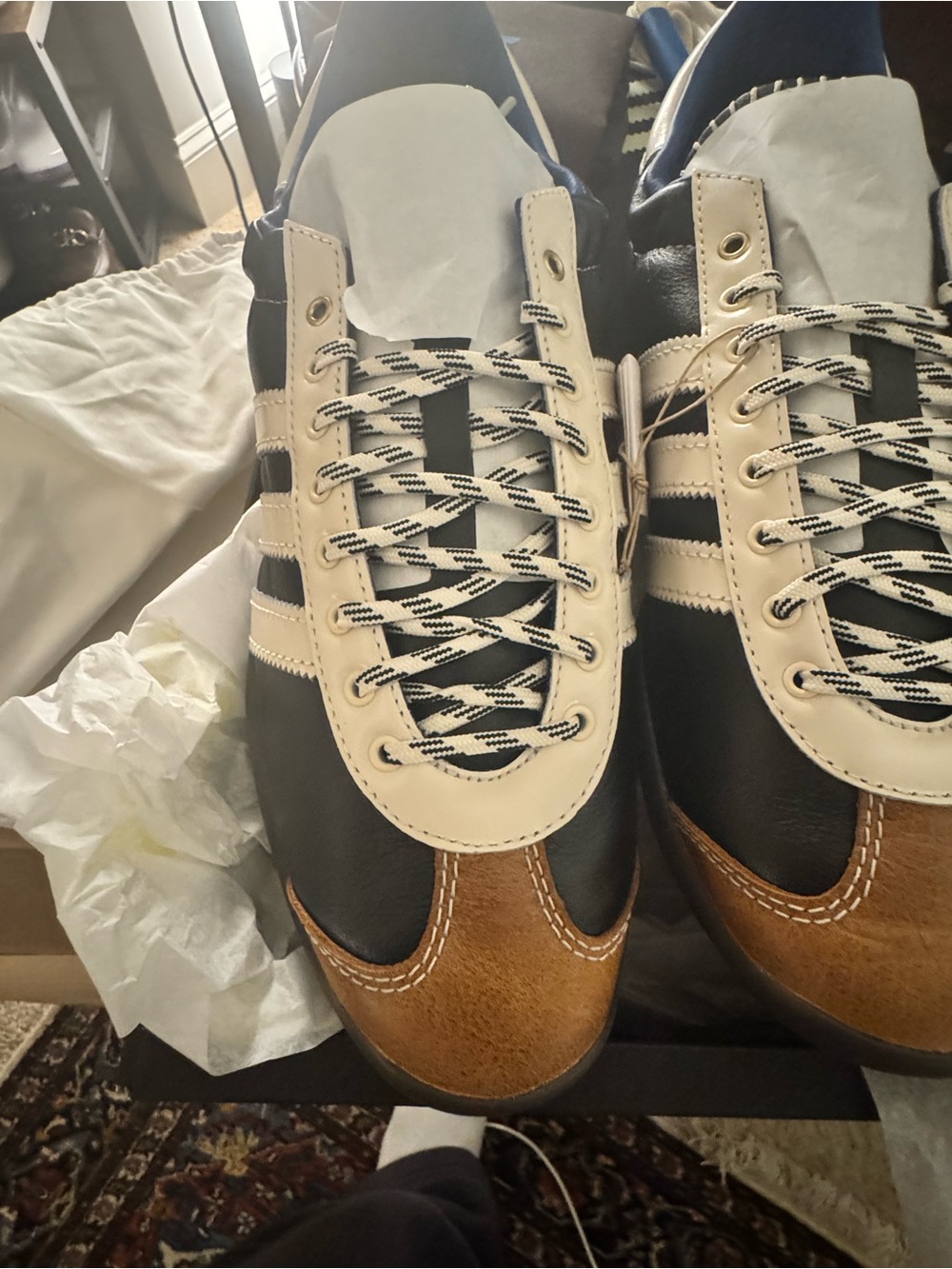 Wales Bonner x Addidas Karintha OG Men’s Lace-Up Sneakers size 11.5